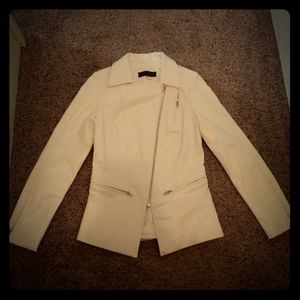 NWOT TOV Holy White Snakeskin Jacket